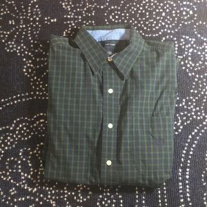 Chaps Blue/Green Button Up Shirt